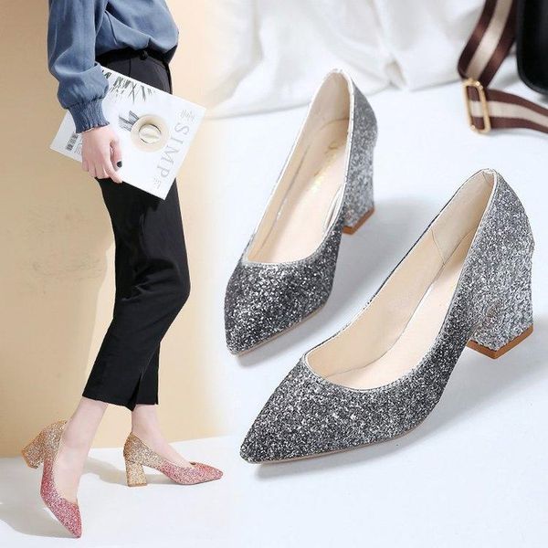 dress shoes eagsity gradient silver women block heel pointed toe sequined wedding pumps pink, Black
dress shoes eagsity gradient silver women block heel pointed toe sequined wedding pumps pink, Black