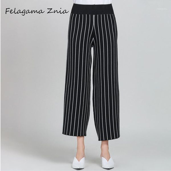 women's pants & capris felagama znia women high waist wide leg office lady trousers elastic long autumn casual, Black;white
women's pants & capris felagama znia women high waist wide leg office lady trousers elastic long autumn casual, Black;white