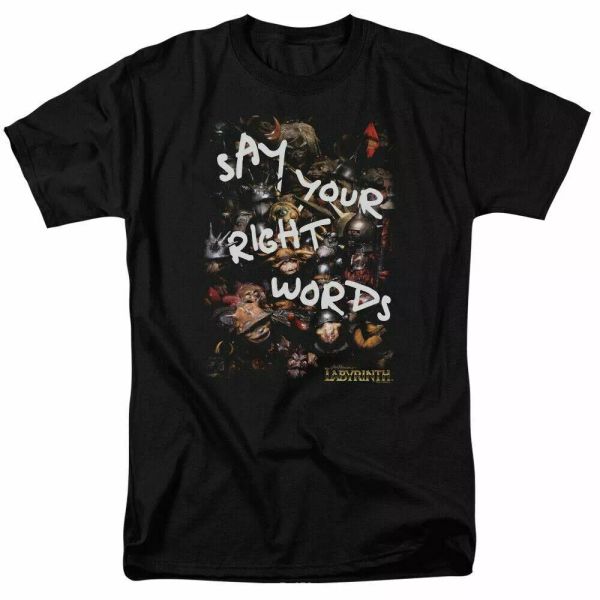 labyrinth right words t shirt mens licensed classic movie tee jareth sarah black, White;black
labyrinth right words t shirt mens licensed classic movie tee jareth sarah black, White;black