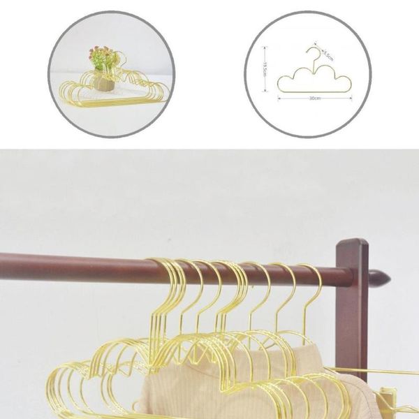 hangers & racks metal 5pcs great golden toddlers clothes hanger cloud shape durable for children
hangers & racks metal 5pcs great golden toddlers clothes hanger cloud shape durable for children