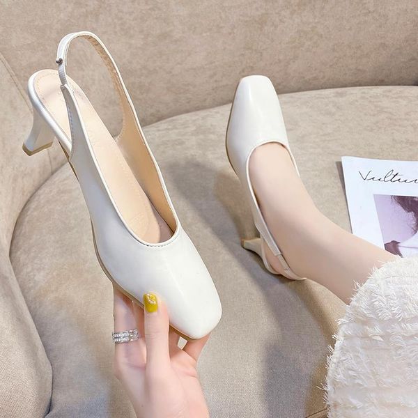 women shoes 2021 spring pumps high heels stiletto sandals footwear square toe latest slip on lace-up all-match shallow mout dress, Black
women shoes 2021 spring pumps high heels stiletto sandals footwear square toe latest slip on lace-up all-match shallow mout dress, Black