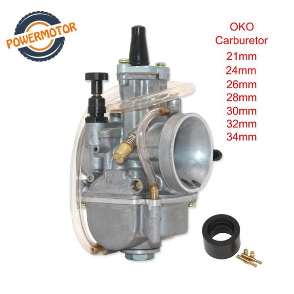 motorcycle fuel system carburetor oko 21 24 26 28 30 32 34 for keihin aluminum alloy carburador with power jet racing moto 90cc-250cc
motorcycle fuel system carburetor oko 21 24 26 28 30 32 34 for keihin aluminum alloy carburador with power jet racing moto 90cc-250cc