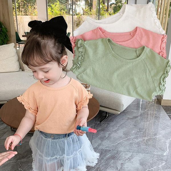 soft breathable toddler girls shirt summer ruffles fungus edge short sleeve kids for cotton clothes children shirts, Blue
soft breathable toddler girls shirt summer ruffles fungus edge short sleeve kids for cotton clothes children shirts, Blue