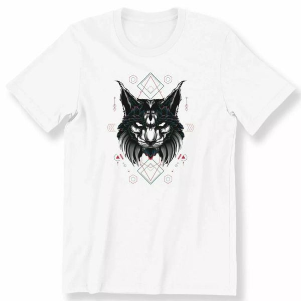 men women mythical cat t-shirt cat head sacred geometry t-shirt 100 % cotton, White;black
men women mythical cat t-shirt cat head sacred geometry t-shirt 100 % cotton, White;black