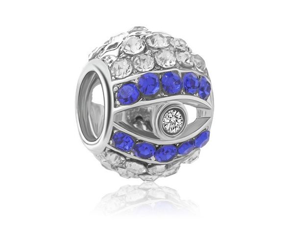 fits pandora bracelets 20pcs white blue crystal silver charms bead for women making diy european necklace jewelry accessorie, Black
fits pandora bracelets 20pcs white blue crystal silver charms bead for women making diy european necklace jewelry accessorie, Black