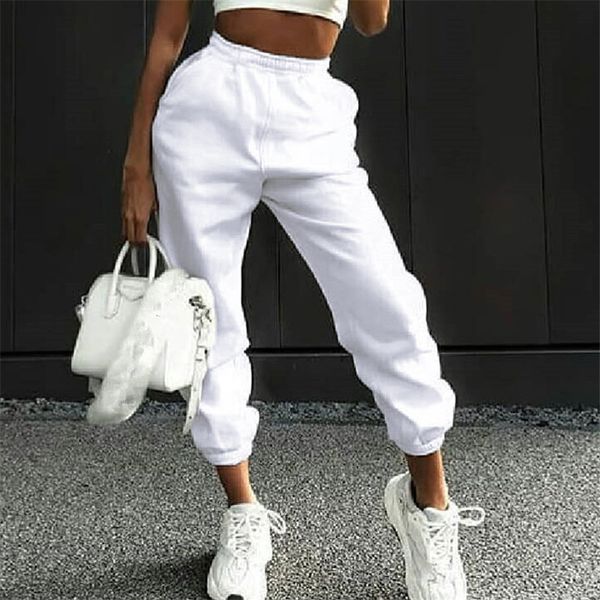 women's pants & capris designer womens sweatpants autumn winter loose woman harem casual thick solid color women long on5a, Black;white
women's pants & capris designer womens sweatpants autumn winter loose woman harem casual thick solid color women long on5a, Black;white