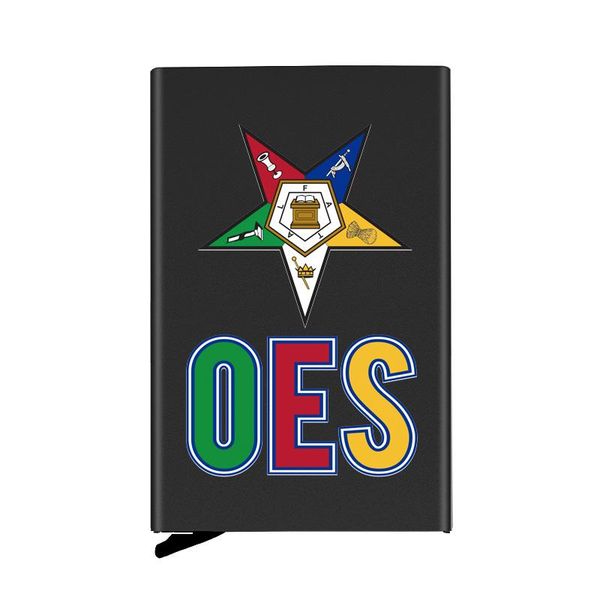 card holders oes order of the eastern star fully automatic men anti protect travel metal holder wallet women aluminum case, Brown;gray
card holders oes order of the eastern star fully automatic men anti protect travel metal holder wallet women aluminum case, Brown;gray