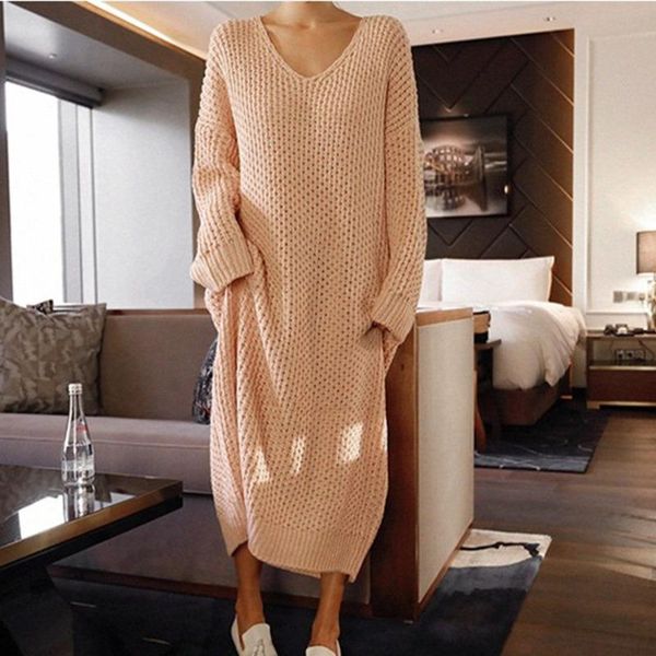 casual dresses fashion apricot v-neck long-sleeved openwork knit pullover plus woman dress simple tide autumn winter td155, Black;gray
casual dresses fashion apricot v-neck long-sleeved openwork knit pullover plus woman dress simple tide autumn winter td155, Black;gray
