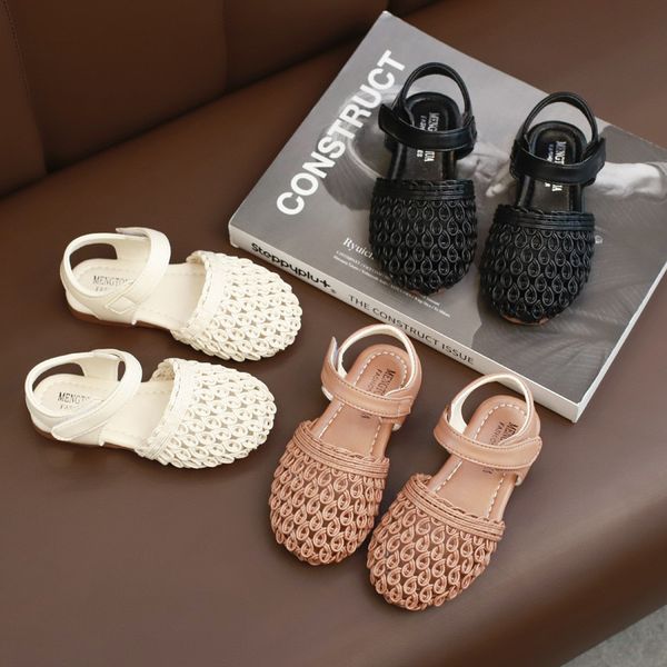 girls sandals 2021 summer new fashion childrens knitted beach shoes korean soft bottom kids baby baotou shoes gss27, Black;red
girls sandals 2021 summer new fashion childrens knitted beach shoes korean soft bottom kids baby baotou shoes gss27, Black;red