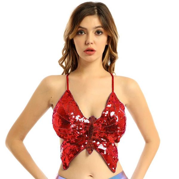 stage wear women shiny sequin beaded butterfly shaped bra spaghetti strap lace-up sleeveless backless crop vest for belly dance 9d1z, Black;red
stage wear women shiny sequin beaded butterfly shaped bra spaghetti strap lace-up sleeveless backless crop vest for belly dance 9d1z, Black;red