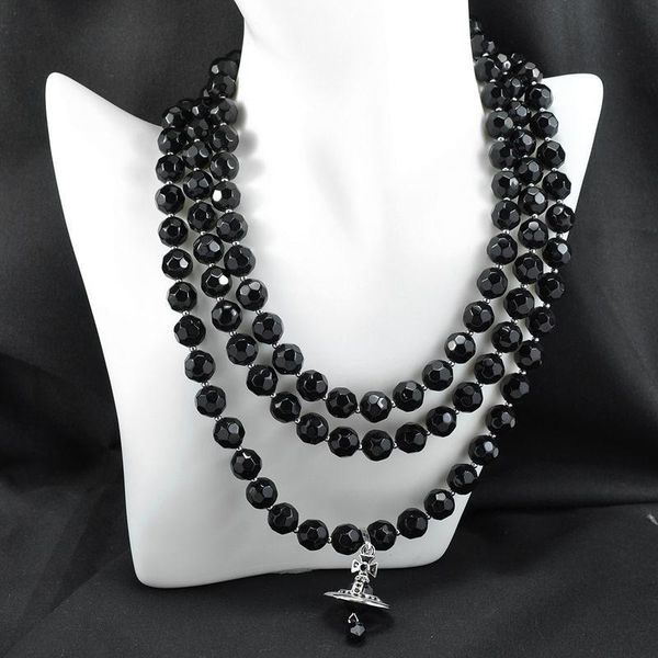 pendant necklaces vintage three layers planet short choker necklace for women black beaded chain retro female wedding jewelry girl birthday, Silver
pendant necklaces vintage three layers planet short choker necklace for women black beaded chain retro female wedding jewelry girl birthday, Silver