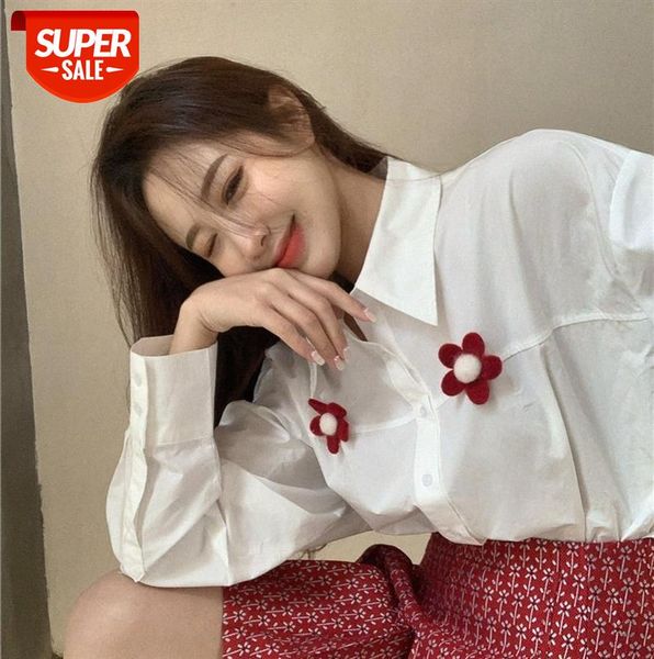 new fashion temperament college style female day flower brooch shirt + skirt half-length hakama #vp41, Black
new fashion temperament college style female day flower brooch shirt + skirt half-length hakama #vp41, Black