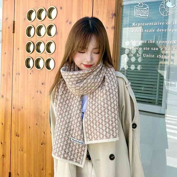 2021 new winter knitted cashmere scarf fashion warm soft neck wraps small casual scarv, Blue;gray
2021 new winter knitted cashmere scarf fashion warm soft neck wraps small casual scarv, Blue;gray
