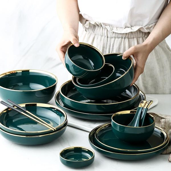 dishes & plates ableware bowl dinner dish green ceramic and sets gold inlay plate steak thigh porcelain dinnerware set
dishes & plates ableware bowl dinner dish green ceramic and sets gold inlay plate steak thigh porcelain dinnerware set