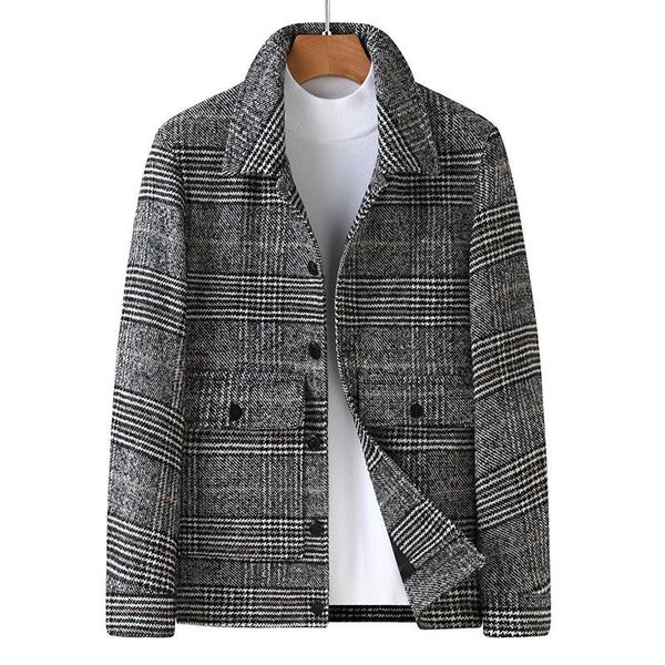 men's jackets -8xl autumn style jacket korean youth casual plaid loose lapel woolen coat, Black;brown
men's jackets -8xl autumn style jacket korean youth casual plaid loose lapel woolen coat, Black;brown
