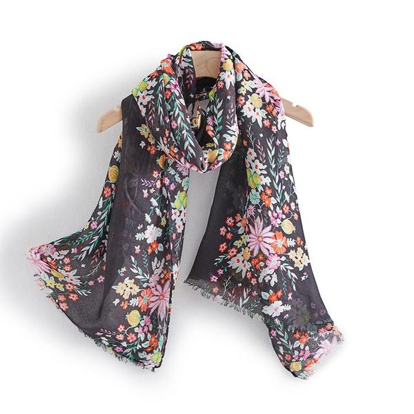scarves jhbeute spring vintage bohemian style floral silk scarf brand women's print shawl stole kerchief 70% cashmere 30%, Blue;gray
scarves jhbeute spring vintage bohemian style floral silk scarf brand women's print shawl stole kerchief 70% cashmere 30%, Blue;gray