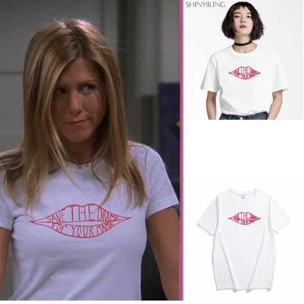 women's t-shirt friends tv show save the drama for your mama cotton grunge style clothing 2021 tumblr kawaii punk free, White
women's t-shirt friends tv show save the drama for your mama cotton grunge style clothing 2021 tumblr kawaii punk free, White