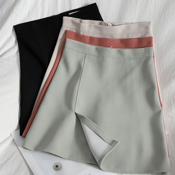 office ladyslim skirt female irregular korean spring all-match solid color high waist a-line short for womens mini 210420, Black
office ladyslim skirt female irregular korean spring all-match solid color high waist a-line short for womens mini 210420, Black