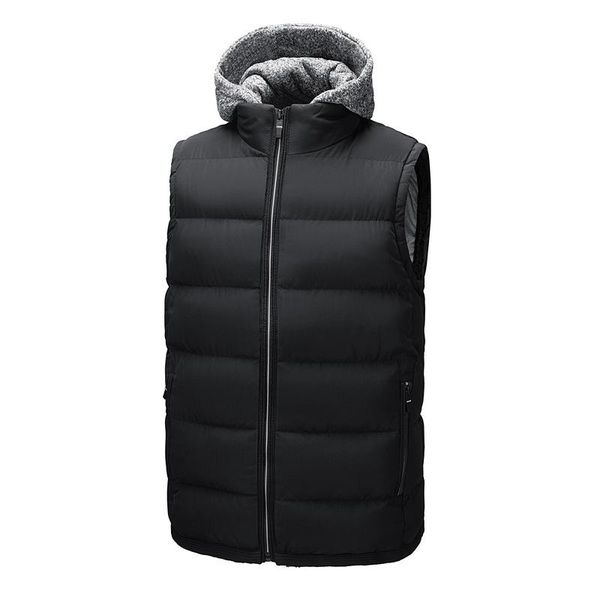 men's vests 2021 arrival thicken gilet sansmanche chaude avec capuche homme hoody vest coat, Black;white
men's vests 2021 arrival thicken gilet sansmanche chaude avec capuche homme hoody vest coat, Black;white