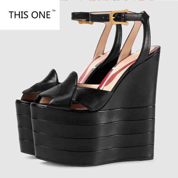 dress shoes 2021 super high heels 16cm fashion shoe plus size waterproof platform sandals women summer, Black
dress shoes 2021 super high heels 16cm fashion shoe plus size waterproof platform sandals women summer, Black