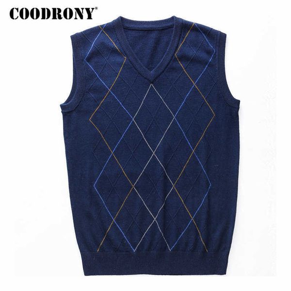 coodrony casual argyle v-neck sleeveless vest men clothes autumn winter arrival knitted cashmere wool sweater 8174 210909, White;black
coodrony casual argyle v-neck sleeveless vest men clothes autumn winter arrival knitted cashmere wool sweater 8174 210909, White;black