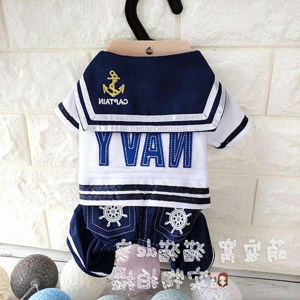 the dog clothes sailor couple pet cat dog teddy clothing summer four legged skirt thin
the dog clothes sailor couple pet cat dog teddy clothing summer four legged skirt thin