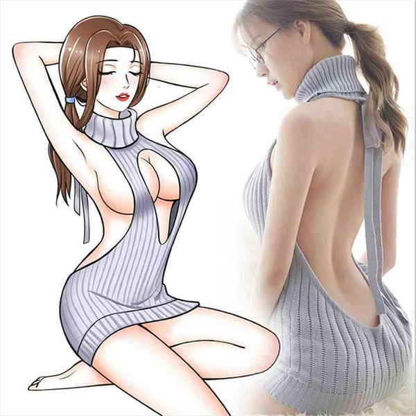 summer turtleneck sleeveless long virgin womens sweaters killer japanese knitted backless women open bra and pullovers, White;black
summer turtleneck sleeveless long virgin womens sweaters killer japanese knitted backless women open bra and pullovers, White;black
