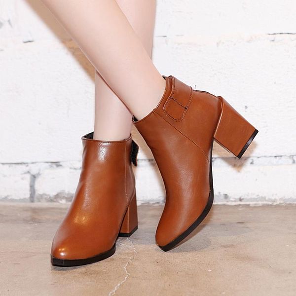 boots high heels white apricot skinny short women's thick autumn winter 2021, Black
boots high heels white apricot skinny short women's thick autumn winter 2021, Black