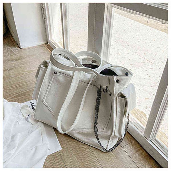 shopping bags ladies fashion luxury large capacity magnetic buckle tote leisure chain travel shoulder messenger purses 220309
shopping bags ladies fashion luxury large capacity magnetic buckle tote leisure chain travel shoulder messenger purses 220309
