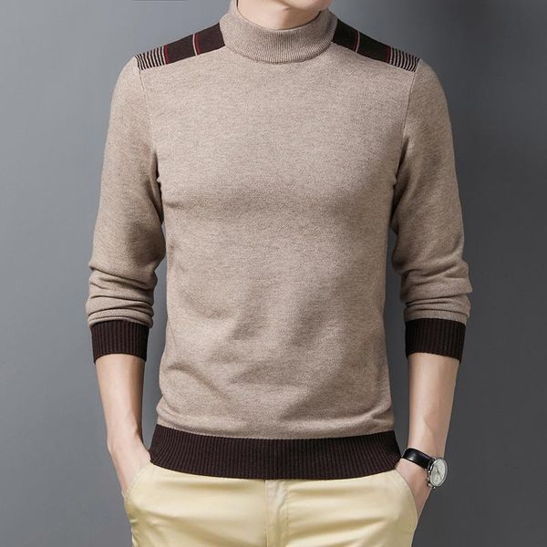 men's sweaters knitted wool sweater for fall/winter half high neck fashion casual stretch slim knit pullover brand clothing, White;black
men's sweaters knitted wool sweater for fall/winter half high neck fashion casual stretch slim knit pullover brand clothing, White;black