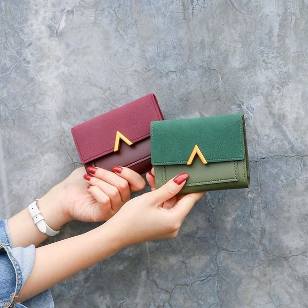 women matte leather small wallet mini wallets purses short female coin purse credit card holder, Red;black
women matte leather small wallet mini wallets purses short female coin purse credit card holder, Red;black
