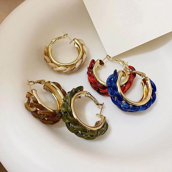 hoop & huggie statement fashion resin twist metallic earrings for women korean 2021 trend autumn winter jewelry earings wholesale, Golden;silver
hoop & huggie statement fashion resin twist metallic earrings for women korean 2021 trend autumn winter jewelry earings wholesale, Golden;silver