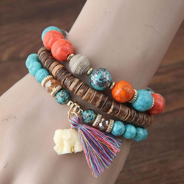 charm bracelets vintage wooden beaded set handmade wood beads beige elephant colorful tassel bracelet & bangle bohemian jewelry gifts, Golden;silver
charm bracelets vintage wooden beaded set handmade wood beads beige elephant colorful tassel bracelet & bangle bohemian jewelry gifts, Golden;silver