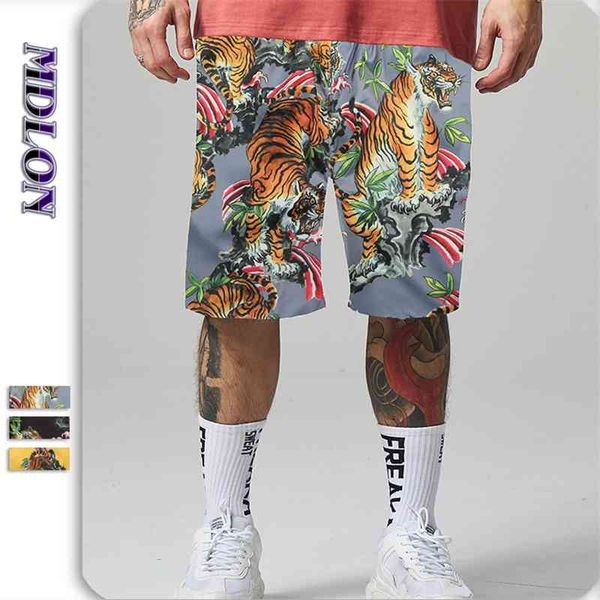 men's summer new street trend tiger print men's beach shorts sports pants, White;black
men's summer new street trend tiger print men's beach shorts sports pants, White;black