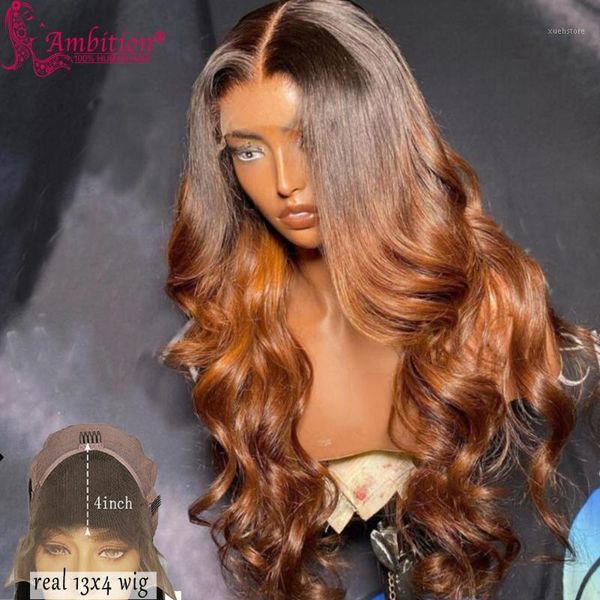 ombre brazilian remy human hair wigs pre plucked 13x4 lace front wavy 180% density glueless bleached knots1, Black;brown
ombre brazilian remy human hair wigs pre plucked 13x4 lace front wavy 180% density glueless bleached knots1, Black;brown