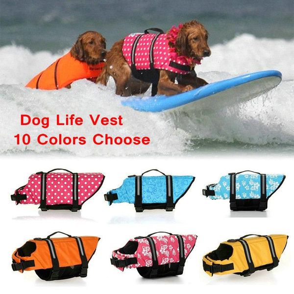 summer dog life vest dogs swimming reflective pet jacket neck harness safety clothes for small large bathing apparel
summer dog life vest dogs swimming reflective pet jacket neck harness safety clothes for small large bathing apparel