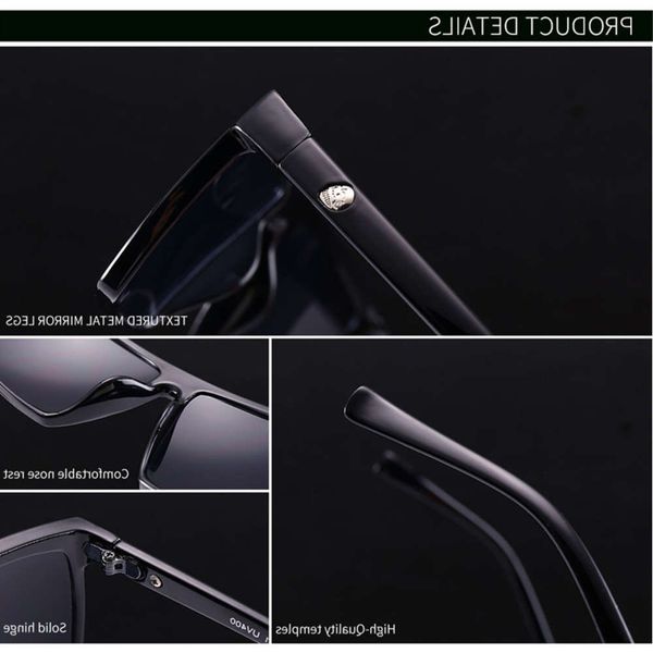 sunglasses sunglasses 2019 square men brand designer mirror p chromic acid oversized male sunglasses man gafas oculos the sun, Black
sunglasses sunglasses 2019 square men brand designer mirror p chromic acid oversized male sunglasses man gafas oculos the sun, Black