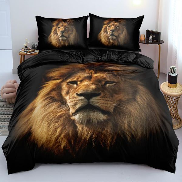 bedding sets 3d full quilt/comforter covers and pillowcases 3-piece animal lion home textiles
bedding sets 3d full quilt/comforter covers and pillowcases 3-piece animal lion home textiles