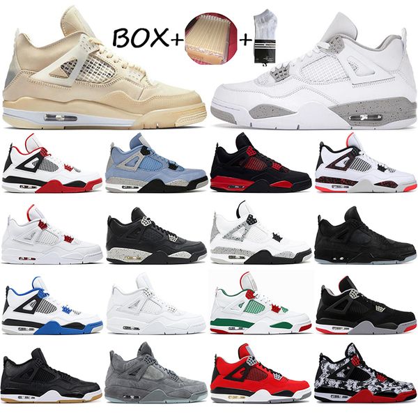 with box 2021 4s sail tattoo bred black cat jumpman 4 basketball shoes white cement toro bravo alternat trainers oreo travis scotts men spor, White;red
with box 2021 4s sail tattoo bred black cat jumpman 4 basketball shoes white cement toro bravo alternat trainers oreo travis scotts men spor, White;red