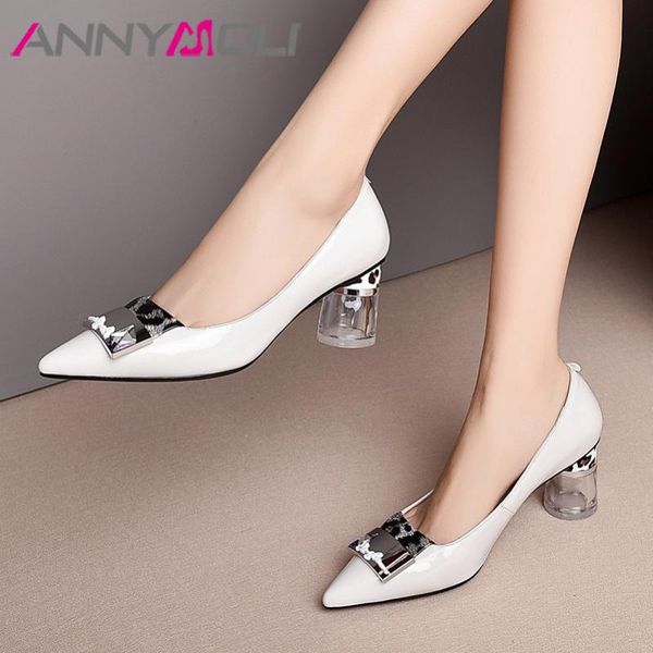 dress shoes annymoli high heels women pumps natural genuine leather round transparent pointed toe party female 34-39, Black
dress shoes annymoli high heels women pumps natural genuine leather round transparent pointed toe party female 34-39, Black