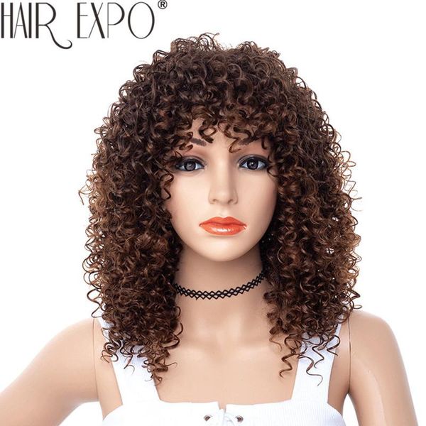 synthetic wigs 14inch short kinky curly wig afro american for black women brown mixed blonde heat resistant with bangs
synthetic wigs 14inch short kinky curly wig afro american for black women brown mixed blonde heat resistant with bangs