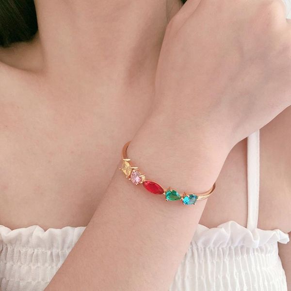 link, chain adjustable party jewelry multi-color crystal bracelets for women cubic zirconia fashion bohemia bangles, Black
link, chain adjustable party jewelry multi-color crystal bracelets for women cubic zirconia fashion bohemia bangles, Black