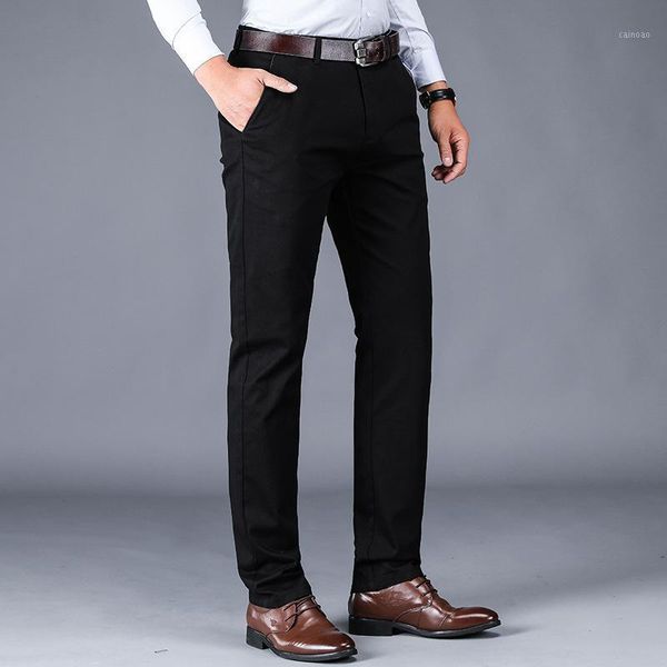 men's pants autumn straight slacks for men, business slim versatile and winter, Black
men's pants autumn straight slacks for men, business slim versatile and winter, Black