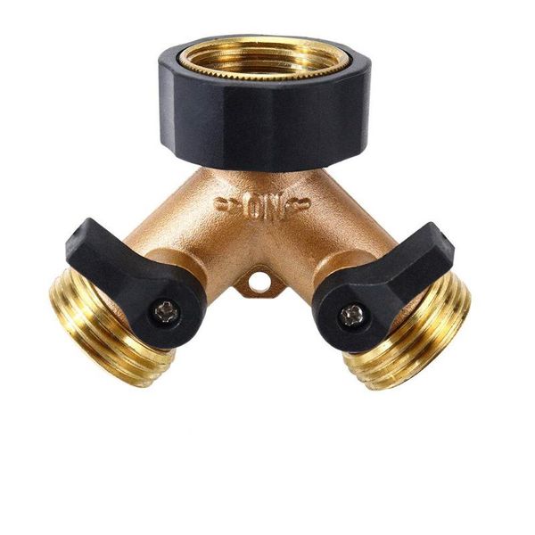 watering equipments fast 3/4" 2 way brass garden hose splitter y-type tap connector distributor for outdoor and faucet
watering equipments fast 3/4" 2 way brass garden hose splitter y-type tap connector distributor for outdoor and faucet