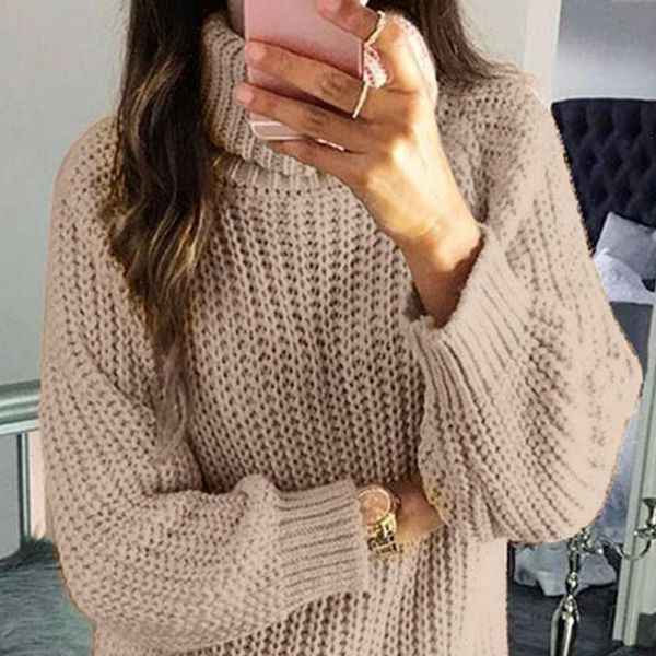 turtleneck long sleeve sweater womens dresses autumn winter loose tunic knitted casual pink gray clothes solid, White
turtleneck long sleeve sweater womens dresses autumn winter loose tunic knitted casual pink gray clothes solid, White
