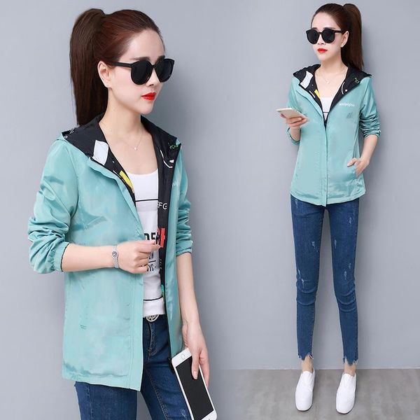 women's jacket 2021 spring autumn hooded long-sleeved casual windbreaker female long section loose thin coat jackets, Black;brown
women's jacket 2021 spring autumn hooded long-sleeved casual windbreaker female long section loose thin coat jackets, Black;brown