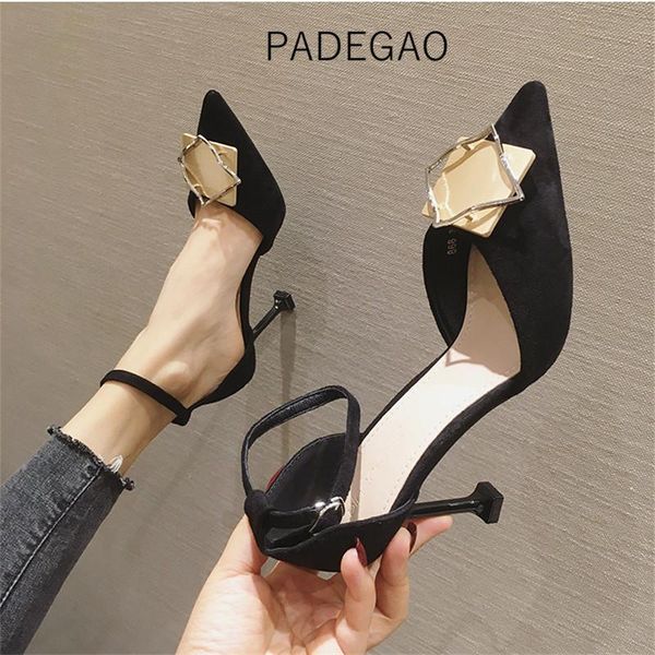 dress shoes womens 2021 high heels elegant ol buckle casual fashion woman heel, Black
dress shoes womens 2021 high heels elegant ol buckle casual fashion woman heel, Black