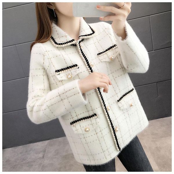 women's knits & tees women faux coat white casual sqare collar autumn knitted cardigans with button outwear female knitwear pocket
women's knits & tees women faux coat white casual sqare collar autumn knitted cardigans with button outwear female knitwear pocket
