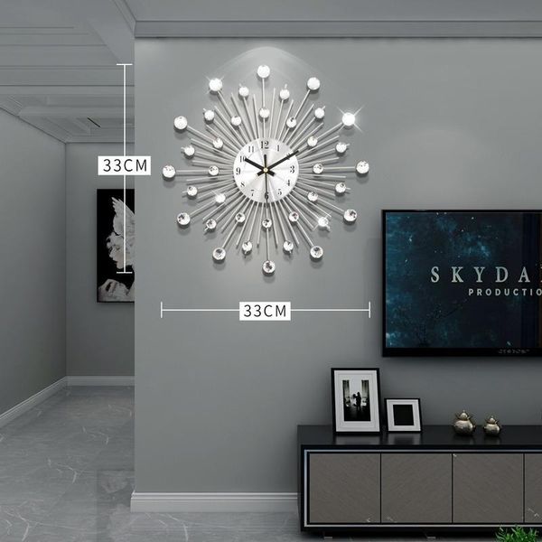 wall clocks silver crystal metal clock original vintage home decoration modern design wj815
wall clocks silver crystal metal clock original vintage home decoration modern design wj815