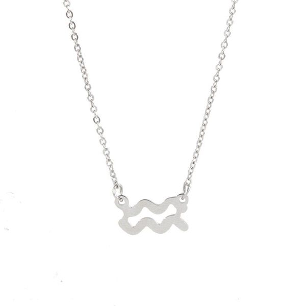 pendant necklaces brand simple 12 constellation titanium steel necklace for women girlfriend birthday fashion jewelry gift, Silver
pendant necklaces brand simple 12 constellation titanium steel necklace for women girlfriend birthday fashion jewelry gift, Silver